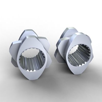 W6Mo5Cr4V2 Twin Screw Extruder Backward Pumping Kneading Block για την πλαστική μηχανική