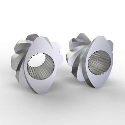Θερμικά επεξεργασμένα σημεία βίδας TDK DIN Twin Screw Extruded Parts για τη χημική βιομηχανία