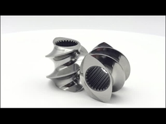 Προσαρμοσμένα στοιχεία μετάβασης με δίδυμη βίδα Extruder βίδα άμμος εκρήγνυνση γυάλισμα για πλαστικά