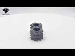 Δίδυμη βίδα εκχυλίστης ακριβής δοντιασμένα στοιχεία ανάμειξης ανθεκτικά προς τα εμπρός ± 0,01mm ακρίβεια